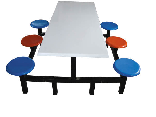 6人位学校食堂餐桌椅